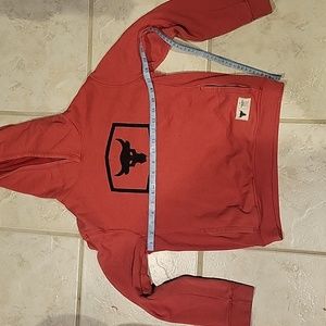 Blood.sweat.repect Youth hooded sweatshirt. Lg.